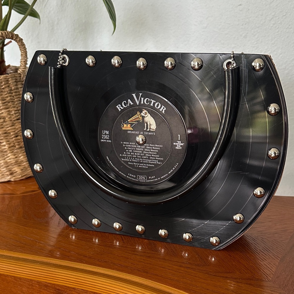 Silver Studded Women's Bag